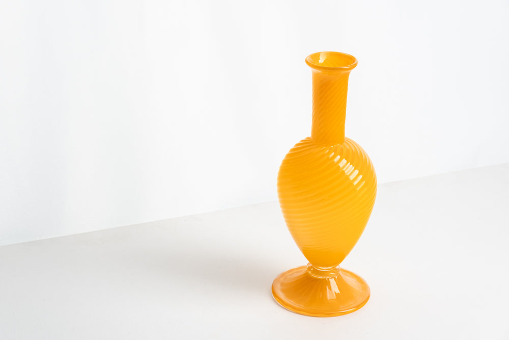 Orange Swirl Vase