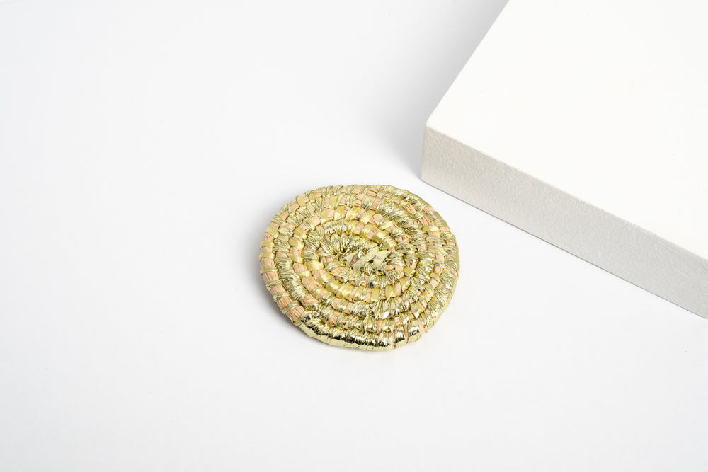 Gold Nugget Brooch