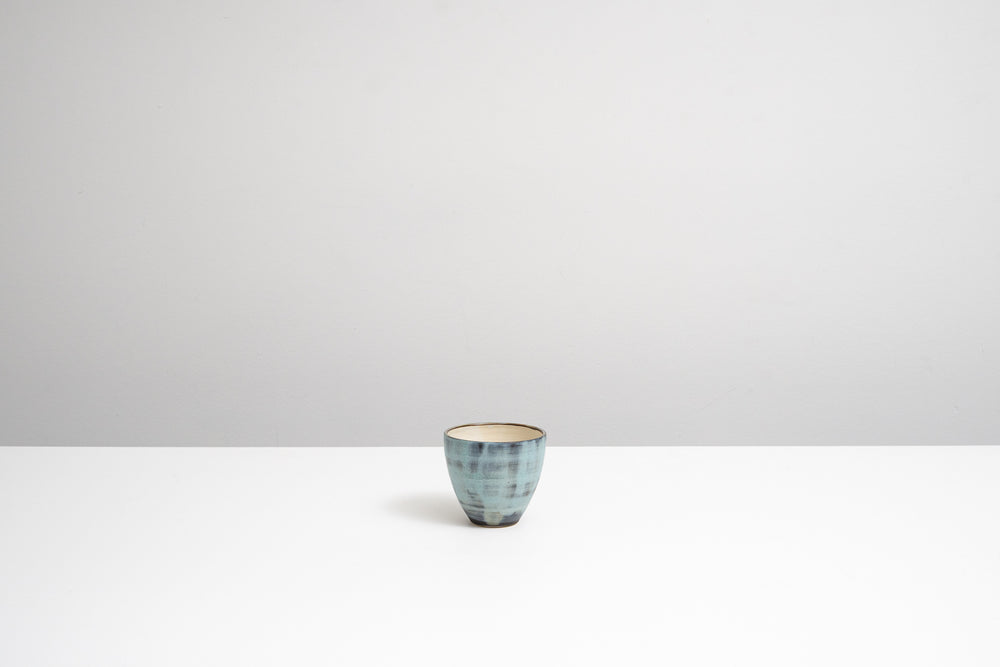 Indigo Clay Beaker