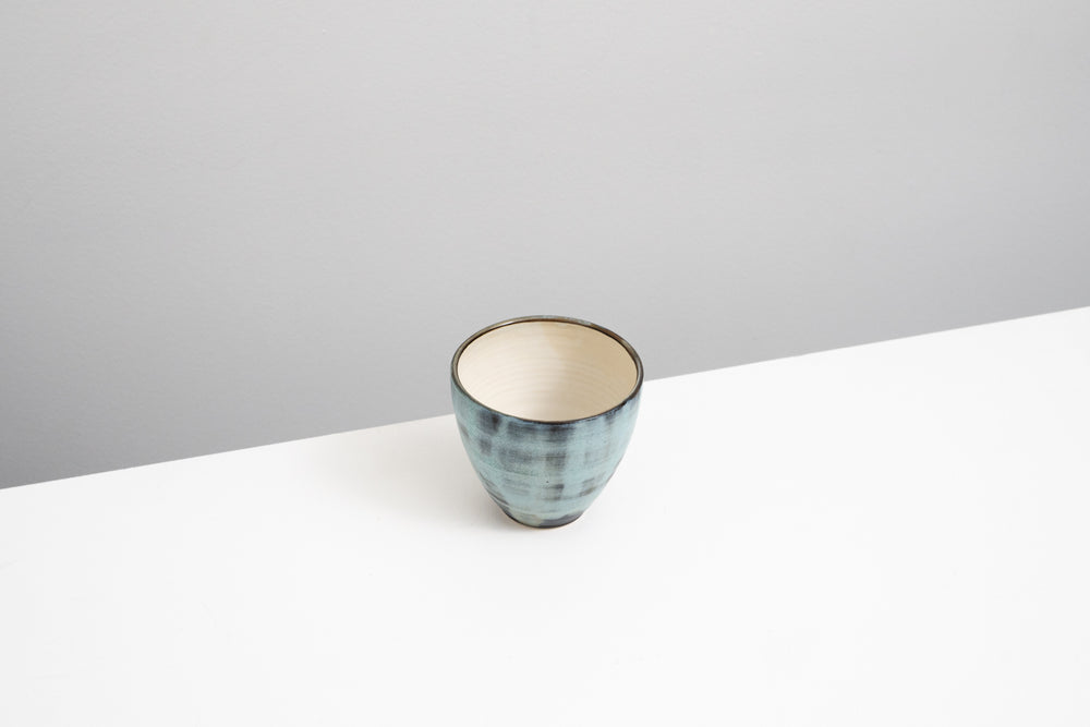Indigo Clay Beaker