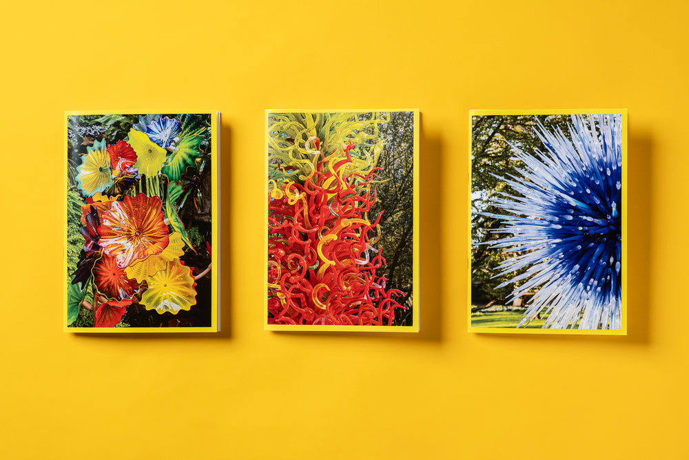 Chihuly in the Botanic Garden Photographic Notebook (3pk)