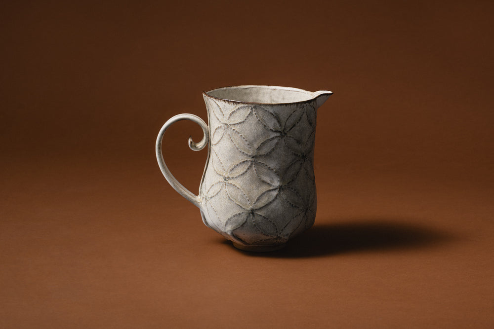 Jug with Stitch Detail (intersecting circles)