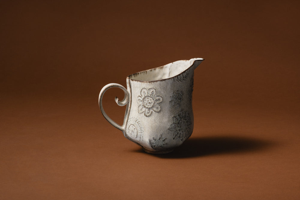 Jug with Stitch Detail (floral)