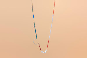 Today is a Good Day Necklace - Howlite & Azurite