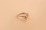 Interlace Solitaire Stacker Ring C