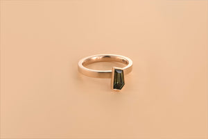 Interlace Solitaire Stacker Ring A