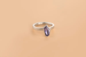 Interlace Solitaire Stacker Ring D