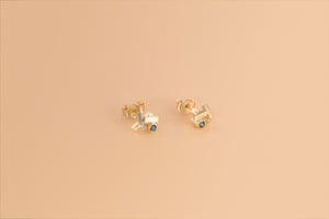 Interlace Luxe Studs A