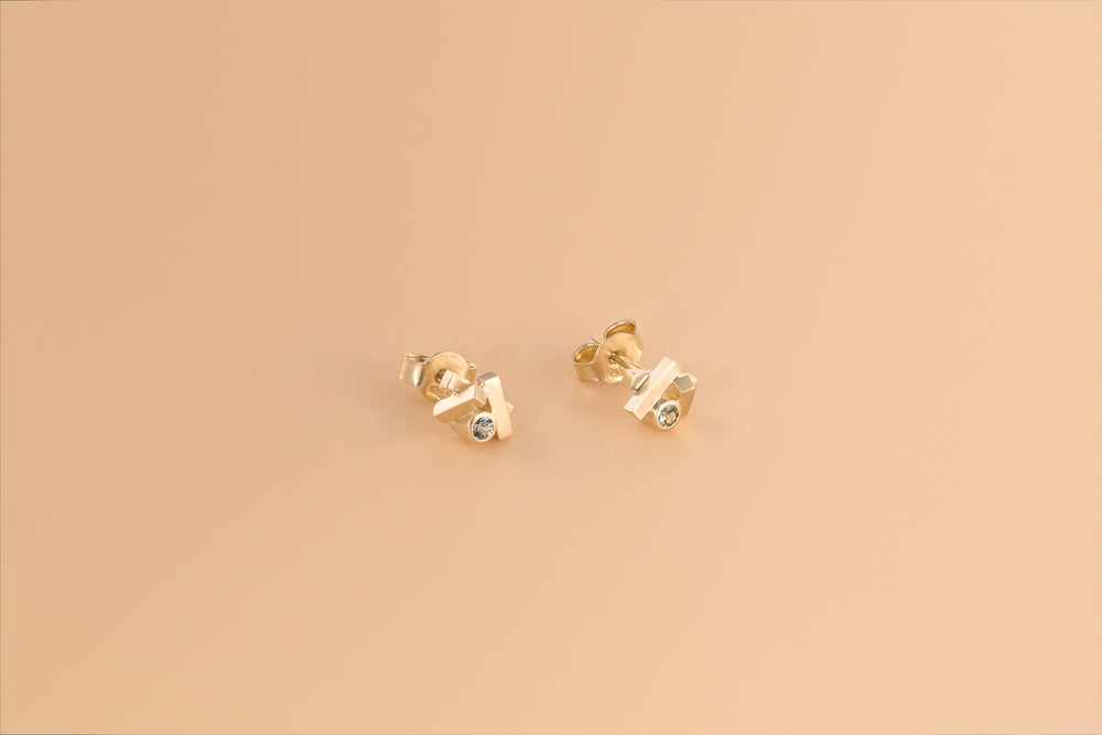 Interlace Luxe Studs B