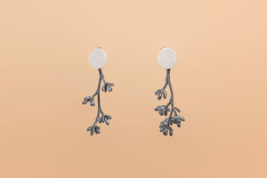 Emergence Botanical Dot Earrings