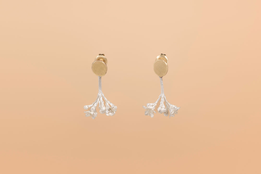Emergence Botanical Dot Earrings