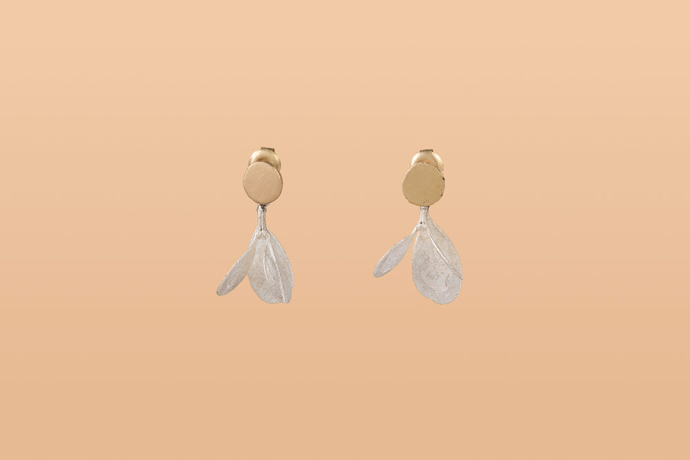 Emergence Botanical Dot Earrings