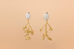 Emergence Botanical Dot Earrings