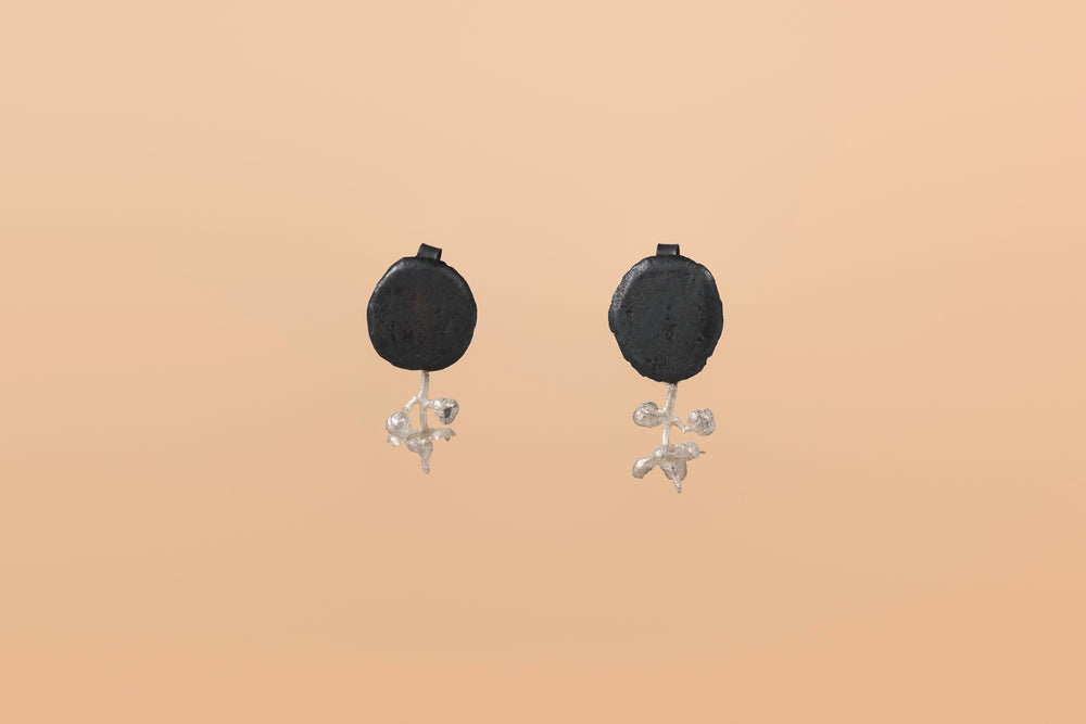 Emergence Botanical Dot Earrings