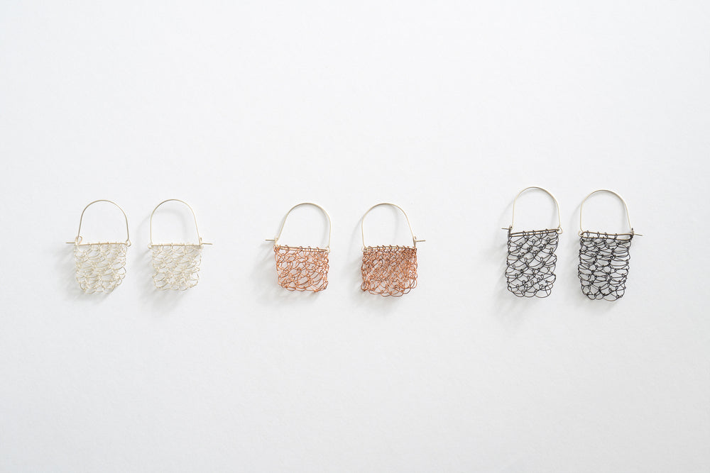 String Bag Earrings