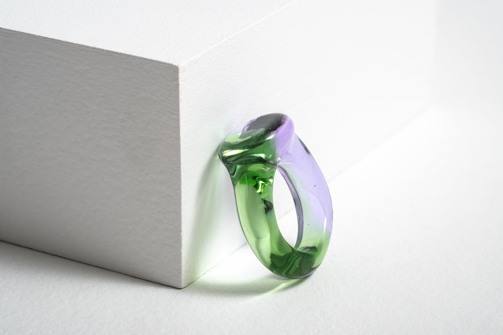 Glass Signet Ring