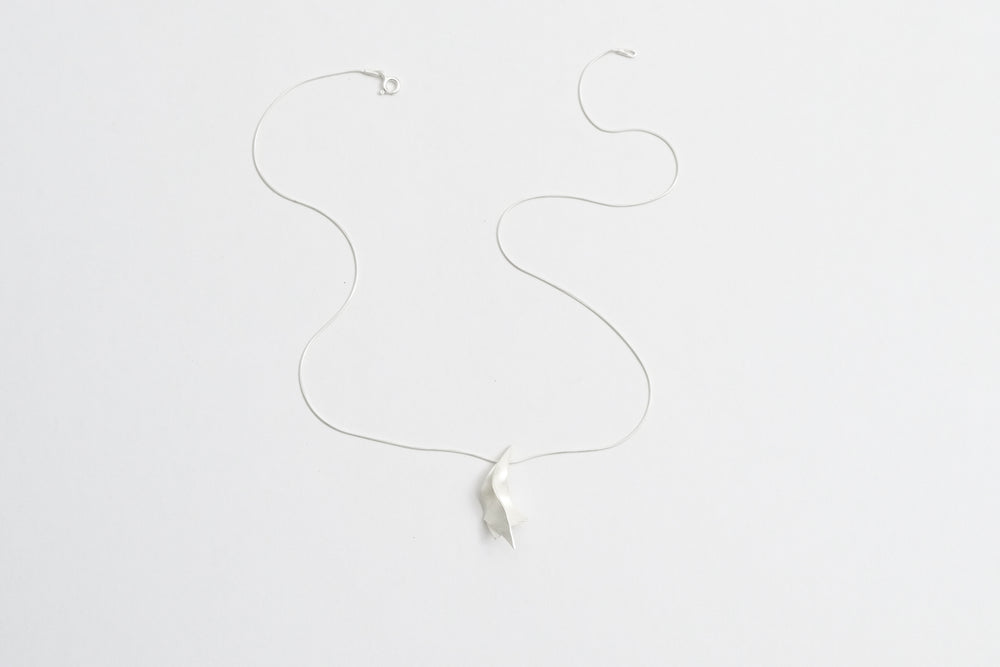 Cast Pendant with finding on Snake Chain