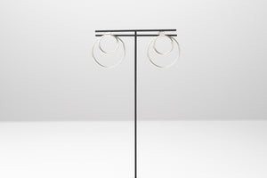 Kinetic Double Halo Earrings