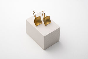 Square Hook Earrings Gold