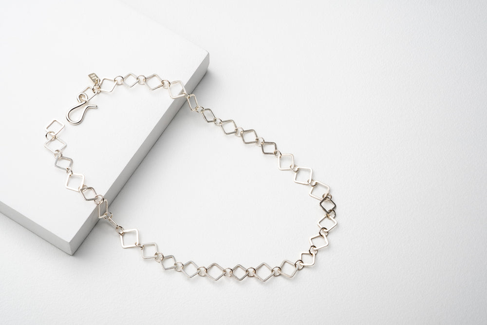 Square Links Necklace