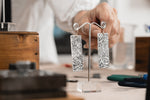 Etched Pewter Earrings with Sue Garrard | SEPPELTSFIELD