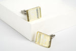 Kiln Formed Glass Cufflinks