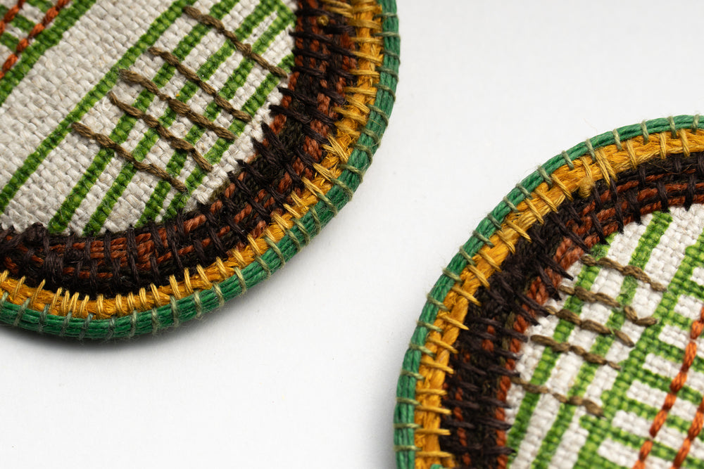 Handwoven/stitched Earrings