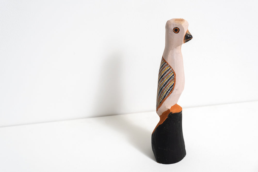 Hand Carved Timber Bird Sculpture