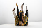 Hand Carved Timber Bird Sculptures