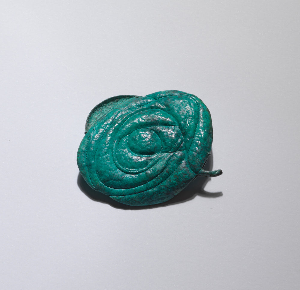 Sand Spiral Brooch #3