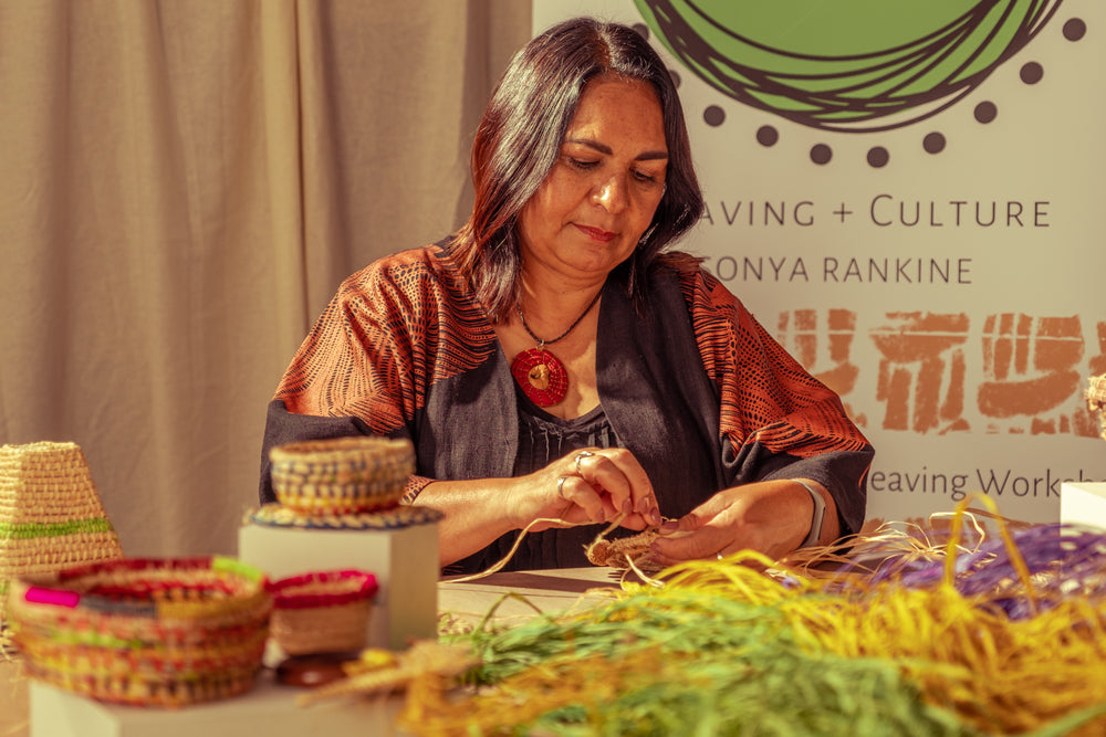 Weaving with Sonya Rankine of Lakun Mara | SEPPELTSFIELD