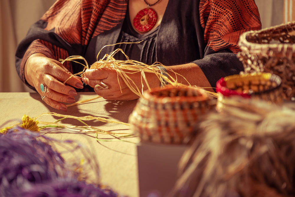Weaving with Sonya Rankine of Lakun Mara | SEPPELTSFIELD