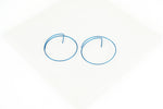 Large Round Wire Earrings
