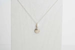 Sterling Silver Shell Necklace with Pearl